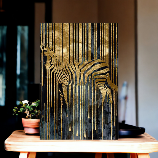 Golden Zebra (FRAMED)